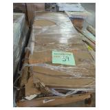 Wood Gazebo/60" x 66" Double Sliding Shower Door