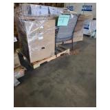 2 Hampton Bay Offset Patio Umbrellas, 8' Lifetime