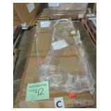 Sapphire 56-60" x 76" Shower Door, Clear