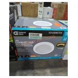 Led exhaust fan with Bluetooth speaker