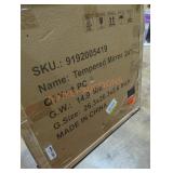Tempered mirror 24"