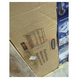 Free standing stainless kitchen sink set