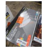 3 boxes 6" 4 pk slim led color changing recessed
