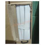 10 ft x 6.5 ft led beige umbrella