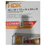 48" 6 Shelf Storage Unit Assembly Required