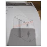 Husky 28" wall cabinet black