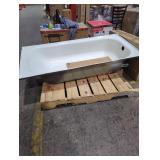 Cast iron tub