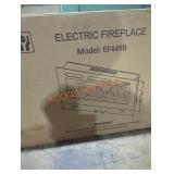 Electric fireplace insert