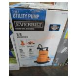 Everbilt utility pump 1/4 horsepower