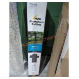 Peak aluminum railing mid post