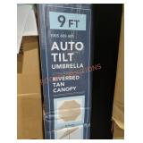 Hampton Bay 9 ft auto tilt umbrella