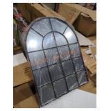 Mirror with black frame