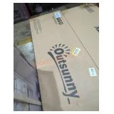 Outsunny 15 ft white rectangle umbrella