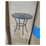 Stylewell 27" porcelain bistro table brown