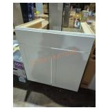 34" white cabinet base