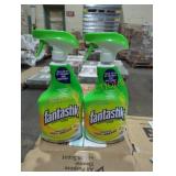2 bottles fantastic lemon scent cleaner