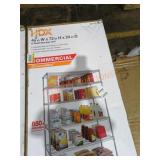 48" 6 Shelf Storage Unit Assembly Required