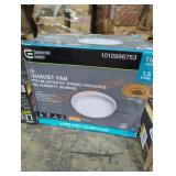 Led exhaust fan with Bluetooth speaker