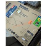 Metalux 2 ftx 2 ft  lumen led recessed panel