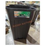 HDX 45 gal wheeled trash can