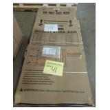 Nuevo 32" x 80" Steel Black Security Storm Door