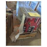 Husky 71" Saddle Truck Box damaged, and Shelving