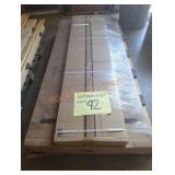 V!go 56"-60" x 74" Clear Glass Shower Door w/
