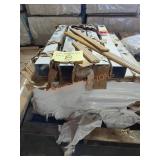 Skid 2 Rail Diamond Fence Posts, 5" x 5" x 60"