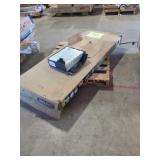 Lifetime Folding Picnic Table, Ivory Amber Subway