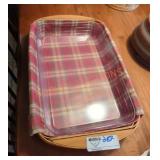 Longaberger Casserole Dish Holder Basket