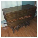 36"W ï¿½ 14"D ï¿½ 30"H Vintage Drop Leaf Table