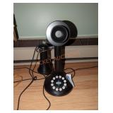 Vintage Candle Stick Holder Style Telephone