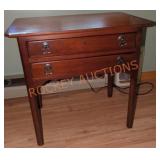 26"W ï¿½ 17"D ï¿½ 25"H Wooden Side Table