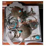 Turquoise, Turquoise & coral Chip Jewelry Pieces