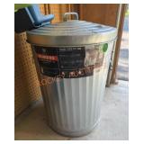 Galvanized Metal Garbage Bin