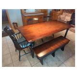 72"W ï¿½ 36"D ï¿½ 30"H Dining Table Set