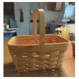 Small Longaberger Basket with Handle