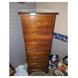 21"W ï¿½ 16"D ï¿½ 54"H Wooden Dresser