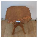 17inx17inx21in Wood Side Table