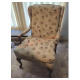 Vintage Floral Armchair