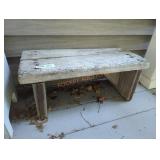 Small Vintage Wood Stool