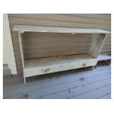 65"Wï¿½14"Dï¿½36"H Rustic Wood Shelving