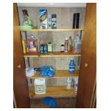 Misc. Cleaning Supplies & More Cabinet Lot