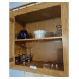 Misc Glass Cabinet Lot