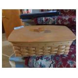 Longaberger Lidded Basket