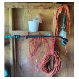 Weed Whacker, Leash, Etc Wall Lot