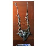 Vintage Sterling Stamped Hummingbird Necklace