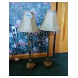 Ornate Style Table Lamps Qty-2