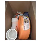 Box Lot Assorted Home Improvement Items Box Lot Assorted Home Improvement Items