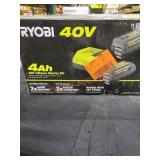 RYOBI 40V Battery Starter Kit RYOBI 40V Battery Starter Kit